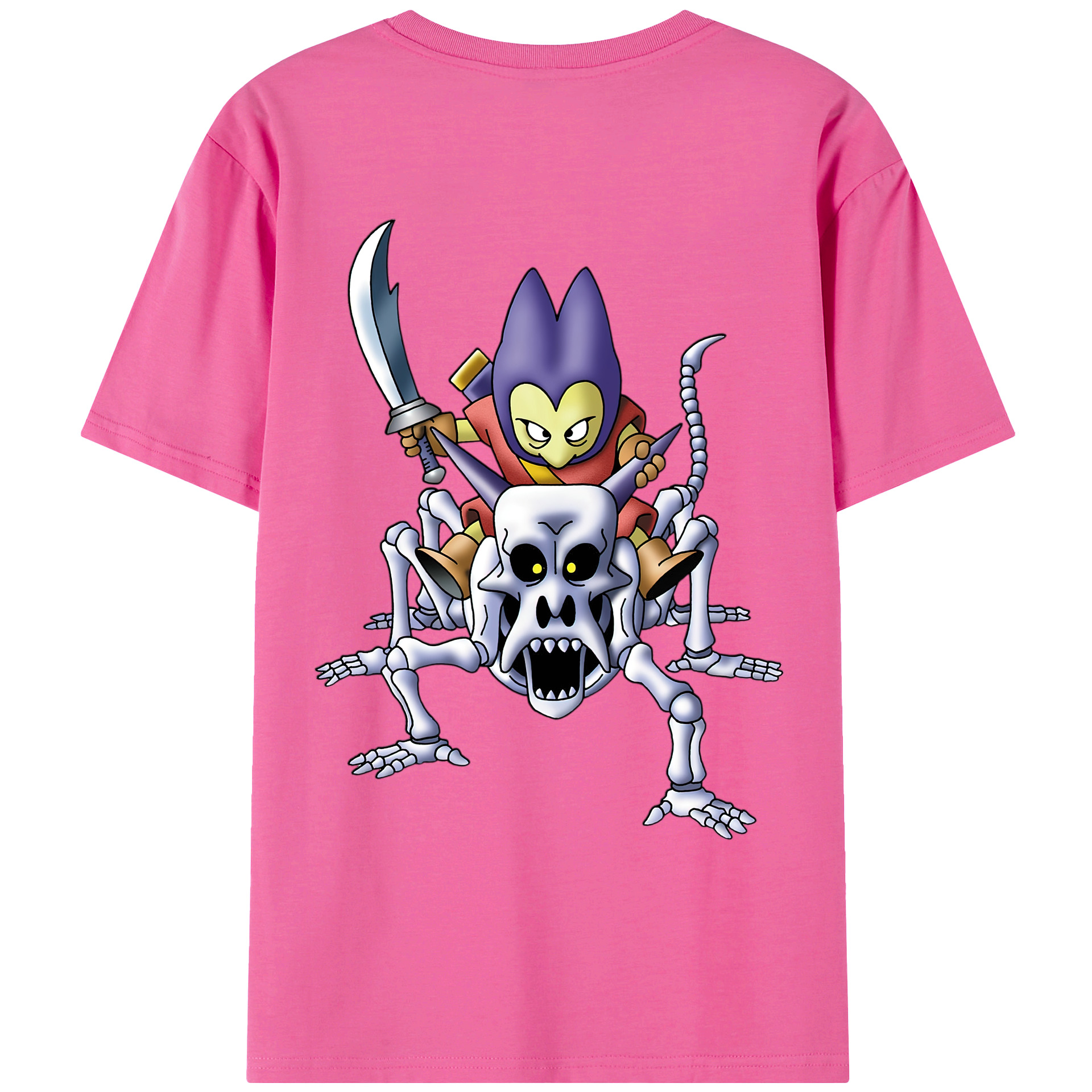 （画像用） ドラゴンクエスト Doragon Kuesuto Dragon Quest レディース半袖Tシャツ(バックプリント)